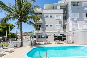Prédio com apartamentos completos, com piscina e a passos da praia - Agua Marinha